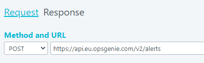 Opsgenie URL EU-Instanz